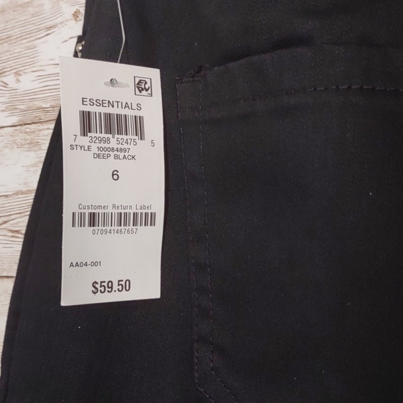 21. Bar III 5 Pocket Skinny Pants Deep Black - Picture 12 of 16